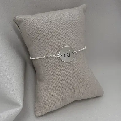 PULSEIRA PLAQUINHA PAZ